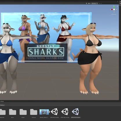 Ghostly Female Shark