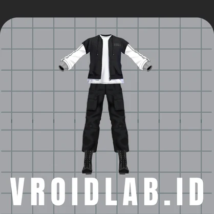 オーバーサイズストリートジャケットセット