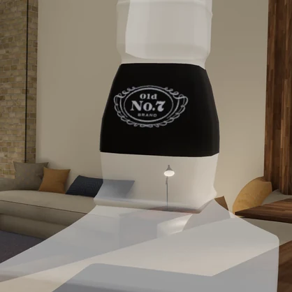 Jack Daniels Whisky Bottle [VRC Asset]