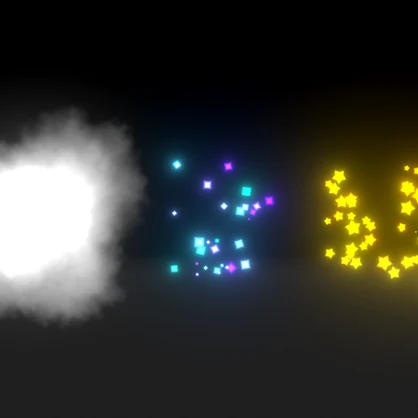 【Unityパーティクル】WAT PARTICLE PACK v1【全15種類】
