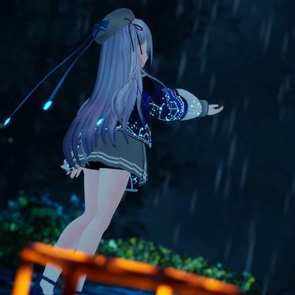 どこでも雨を降らせるギミック　☂Rain Location　【VRChat想定】【ModularAvatar対応】