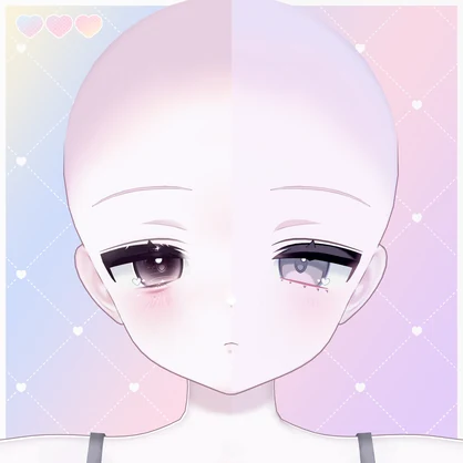 [ urara•chocolat対応 ] Milracle✦heart make up & eye texture