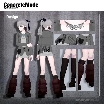 Concrete Mode - VRChat Women's Clothing / CP4