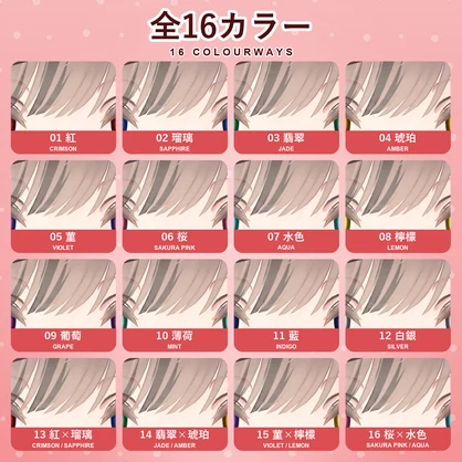 宝石の瞳アイテクスチャ【16アバター対応】12色＋オッドアイ4種 Jewel Eyes Eye Texture [VRChat/lilToon/Poiyomi]