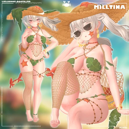 [MAYO update] 🦀Lagoon's Kiss~ 🥥 【25avatars】~【ギミック付き衣装】