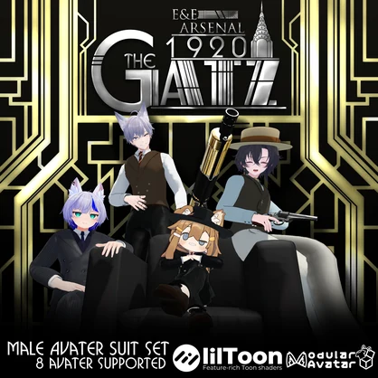 ～The Gatz-1920～　1920s double-breasted suit [男性アバター+　8アバター対応]