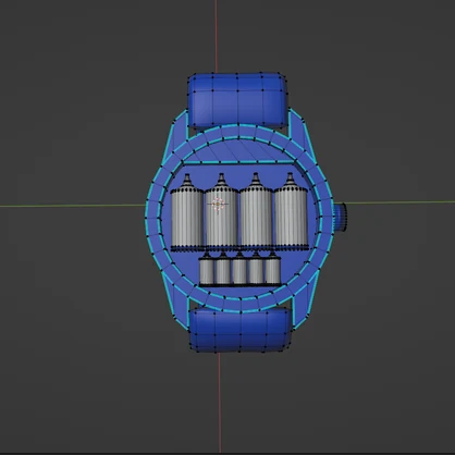 The Nixie Watch Calendar Realtime OSC Watch v4 system for VRChat 3.0. avatars