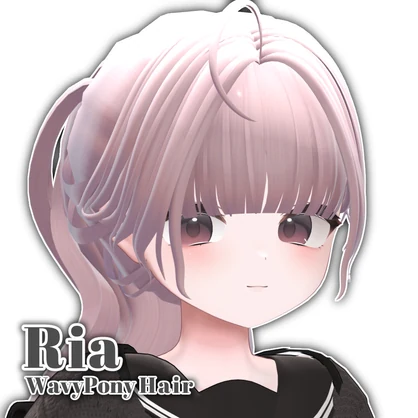 Kaguya Hair set【VRC Hair】