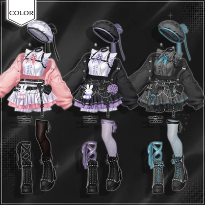 🍭【VRC 衣装】 Sugar Punk - SWEET