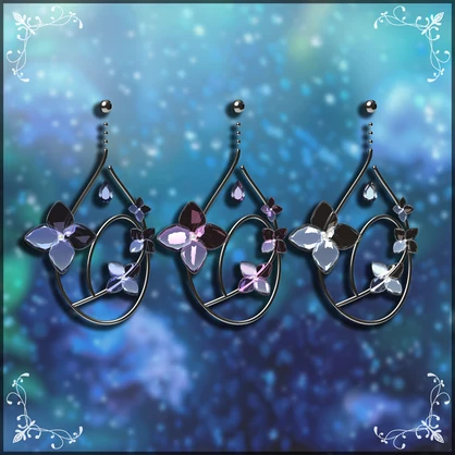 【無料】hydrangea earring【VRchat】