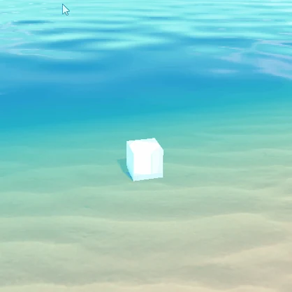 【VRChat対応】原神風の海シェーダ /Sea shader like Genshin
