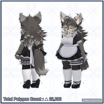 【対応衣装】クラシックメイドセット(Classical Maid Set)