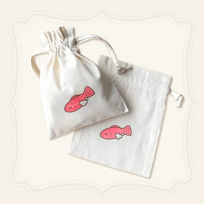 おさかな巾着 | Purse