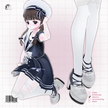 WishMarineShoes 𝜗𝜚 ウィッシュマリンミュール