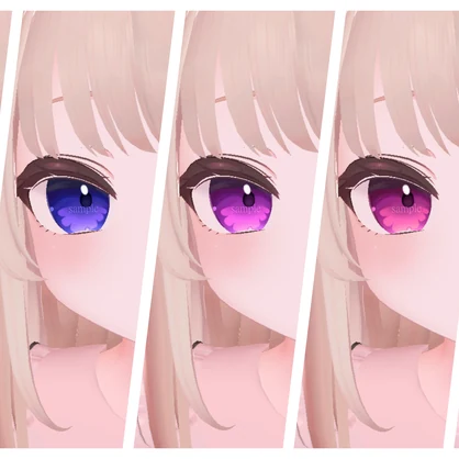 【 りりか対応 】『Demon Kingl』アイテクスチャ (10 colors) / eye texture for Ririka (10 colors) #MAHOUNOHEYA
