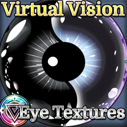 YIN YANG/DUALITY EYES - Eye Textures for 3D Models VRM, MMD, Avatars or VRCHAT