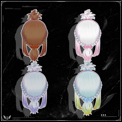 【VRC想定】 パイナップルの頭 - pineapple head【16Avatar対応】