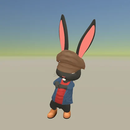 Vrchatオリジナルアバター　【うさぎのJOY君】