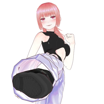オリジナル3Dモデル【無料版有-vroid正式版】【VRoid3Dモデル】ヤンデレ粉髮女子
