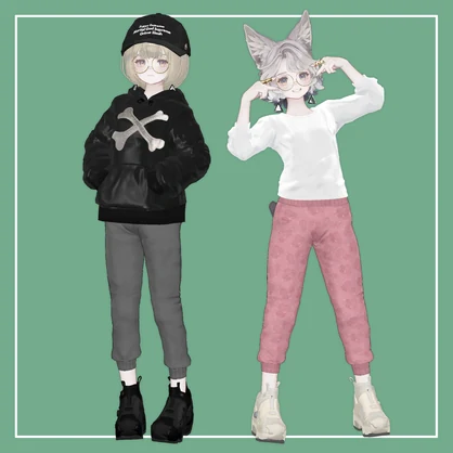 【VRChat】Marycia専用 ジョガーパンツ（MA対応）