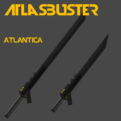 【無料】「Atlasbuster」オリジナル武器3Dモデル