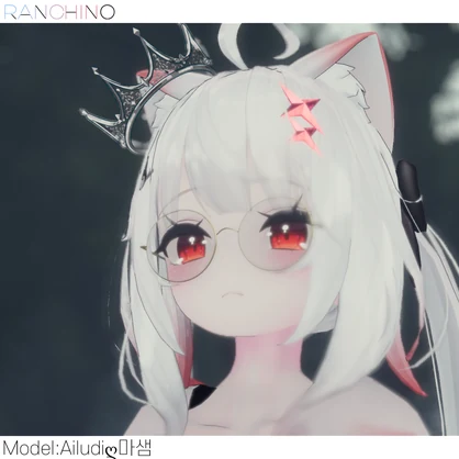 【VRchat】 Metal Frame Glasses [メタル素材丸眼鏡]