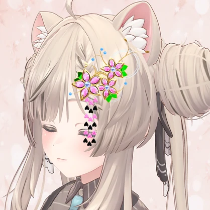 桜の髪飾り