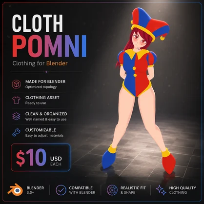 Cloth Pomni - VRChat