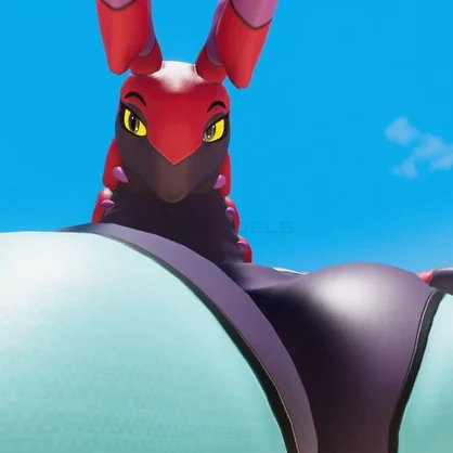 Big Scolipede Horse Bug for VR and Blender