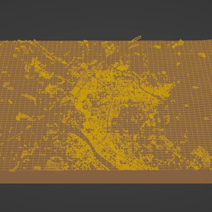 Kanazawa MAP 金沢駅～兼六園周辺の広域3Dモデル | 3D Model