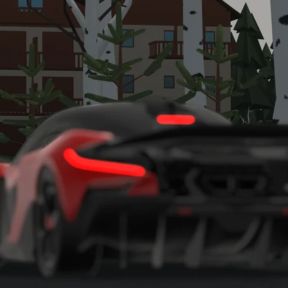 【車/saccflight対応/走行可能車両】Mclaren 【VRChat想定】