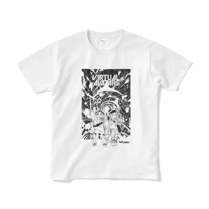 Virtual Avatars [まめひなた&キプフェル] Tシャツ ホワイト [White] - Vpokke