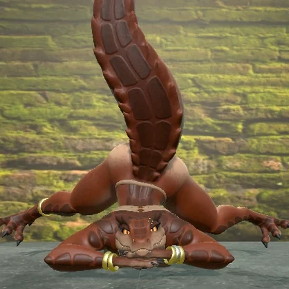 brown Kroxigor Texture