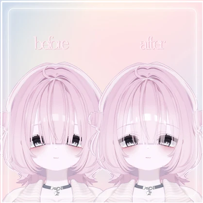 【無料】[うらら/Urara] Hair Alpha Mask うらら専用