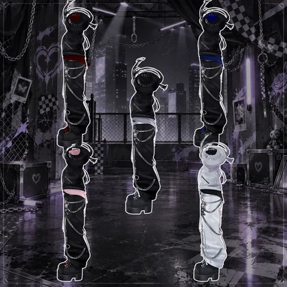 [Vrchat衣装]-きどうきんぞく-Rail metal【16アバター対応】