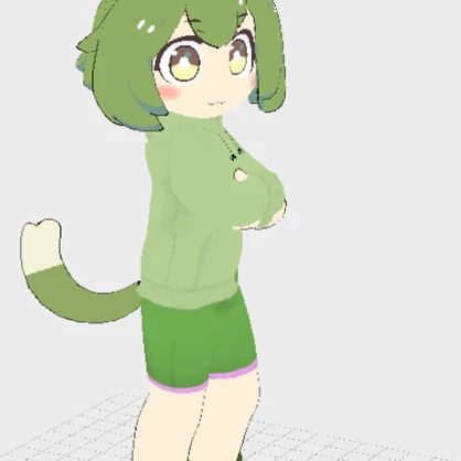ずんだもんっぽいパーカー