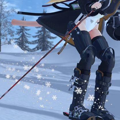 【VRChat アバター用】Snow Effect｜雪煙パーティクル（Modular Avatar対応）
