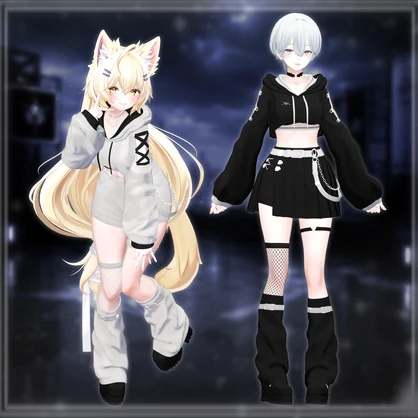 【10アバター対応】NOXEAL【VRChat向け衣装】