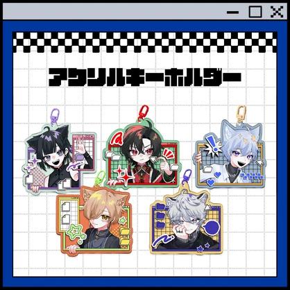 アクリルキーホルダー【出張版！VRCくりえいてぃ部3】