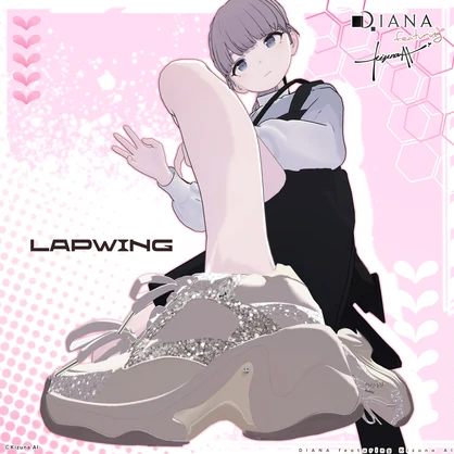 【DIANA featuring Kizuna AI】無料配布☆ダブルリボンが可愛い♪ボリュームソールスニーカー【19アバター対応】