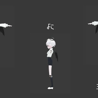 VRChat用オリジナルモデル『天使くん』