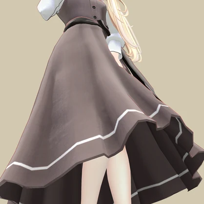 【しなの対応】Classic Button Boots【VRChat】