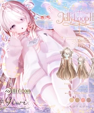 🥝Jellyloop hair🥝男女ペア髪型【27アバター】【MA対応】