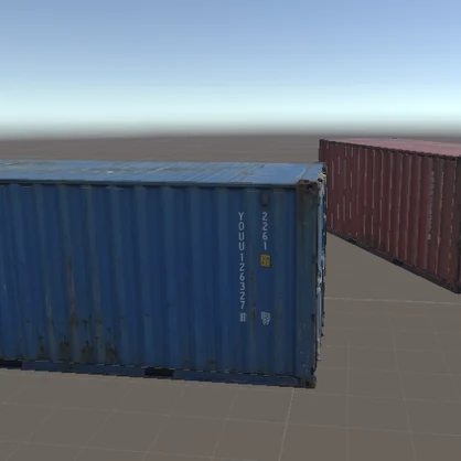 【無料3D】Container_20F-海上コンテナ