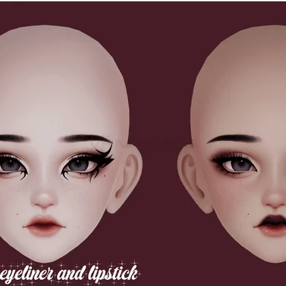 Puppy Eyes Face Texture (Amelia Head)