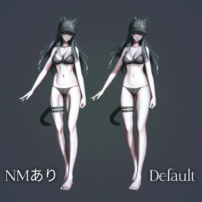【Misaki】BodyNormalmap+AOmap