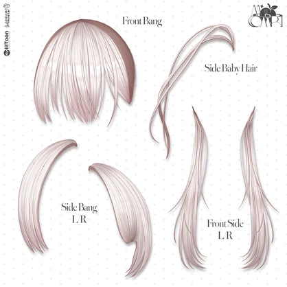 〈18アバター対応〉 ✦｡🎐Lucid-Hair｡✦