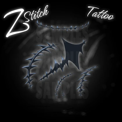 【VRChat】~ZStitch Tattoo 【タトゥー PNG】