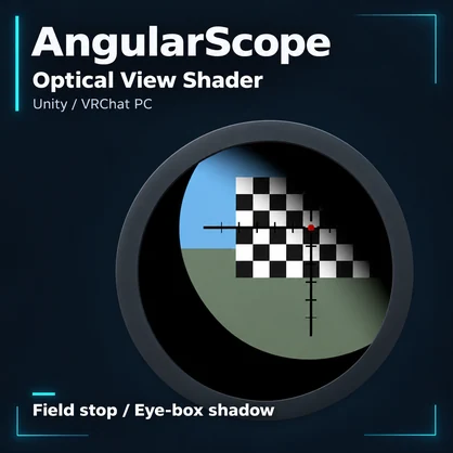 【無料 / CC0】AngularScope — 可変倍率スコープシェーダー