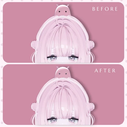 【無料】うららちゃんの前髪ハイライトをハートにするやつとめんだこの目をきゅるりんってするやつ
